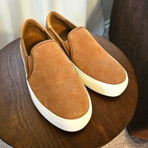 UGG Tan Suede Slip On Sneakers Womens 9